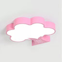 18’/23.5’ Dia Led Tree Flush Mount Light - Pink/Yellow/Green Modern Acrylic Ceiling Lamp