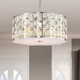 Simplicity Chrome Crystal 5-Light Chandelier With Diffuser