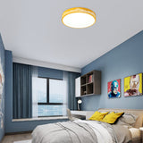 City View Macaron Loft Slim Drum Led Flush Ceiling Light: Stylish Acrylic Lamp For Nursing Room