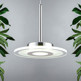 Ultrathin Acrylic Island Pendant Light: Simple Led Fixture In Warm/White/Natural Light White /