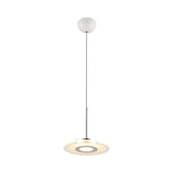 Ultrathin Acrylic Island Pendant Light: Simple Led Fixture In Warm/White/Natural Light
