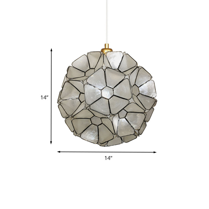 Modern Black Blossom Pendant Light With Unique Splicing Design - Stylish Ceiling Lamp