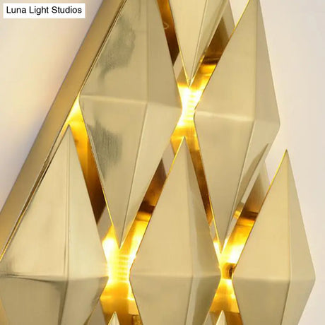 7 & 11 Rhombus Metal Sconce Light - Colonial Style Wall Mounted Fixture