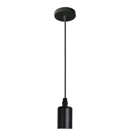 7 Type Modern Black Cage Pendant Lights Iron Minimalist Nordic Pyramid Lamp