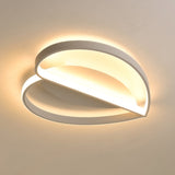 Heart-Shaped Led Flush Mount Light For Bedroom - 19/21 Wide