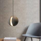Sleek Grey Cement Pendant Light - Vintage Industrial Style For Living Room Ceiling