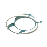 Modern Led Ceiling Lamp: Bee Design In Pink/Blue For Bedroom