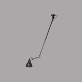 Modern Metallic Dome Pendant Lamp - 1 Bulb Black/Gray Ceiling Light With Articulated Arm For Kitchen