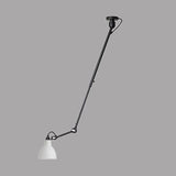 Modern Metallic Dome Pendant Lamp - 1 Bulb Black/Gray Ceiling Light With Articulated Arm For Kitchen