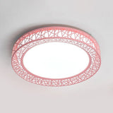Art Deco Acrylic Flush Mount Ceiling Light - Ideal For Classrooms