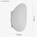 7W Led Round Wall Sconce - Modern Style Bedroom Lighting