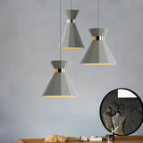 8.5’/10.5’ Nordic Grey Cement Suspension Light - Head Hourglass Ceiling Pendant For Dining Room