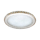 8.5/14/18 Wide Modern Crystal Led Ceiling Light Fixture - Flush Mount Clear/Amber Warm/White Clear /