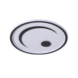 Nordic Led Flush Mount Light In Black/Gold Or White/Warm - Bedroom Lighting Fixture