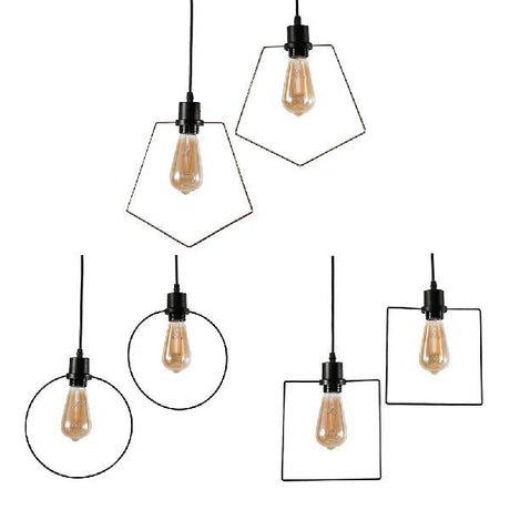 Antique Style Metal Black/Gold Suspended Light With Multiple Shade Options For Coffee Shops 2 / Gold