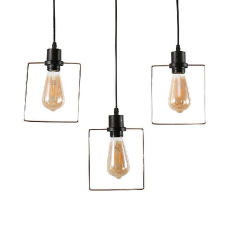 Antique Style Metal Black/Gold Suspended Light With Multiple Shade Options For Coffee Shops