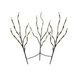 Modern Led Black Branching Nightstand Light For Living Room