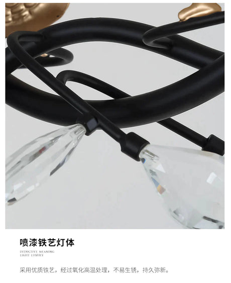 Northern Europe Led Corridor Bird Ceiling Lamp