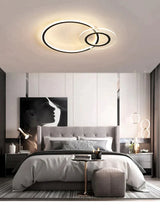 Modern Simple Circle Warm Room Living Led Ceiling Lamp