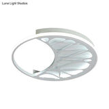 Abstract Pattern Led Ceiling Light For Modern Bathroom Decor