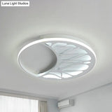 Abstract Pattern Led Ceiling Light For Modern Bathroom Decor