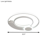 Acrylic Led Ceiling Light For Living Rooms - Simple & Eye - Caring
