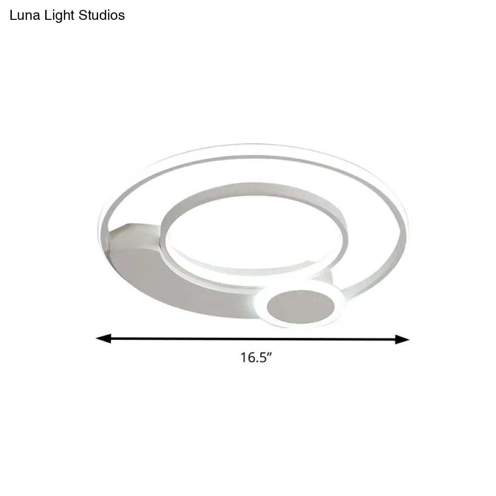 Acrylic Led Ceiling Light For Living Rooms - Simple & Eye - Caring