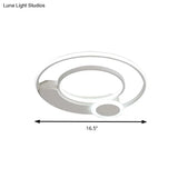 Acrylic Led Ceiling Light For Living Rooms - Simple & Eye - Caring