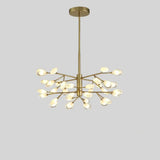 Acrylic Led Chandelier Pendant Light - Minimalist Tree Branch Design For Living Room Ceiling Lamp 32