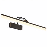 Acrylic Led Swing Arm Vanity Mirror Light - Minimalist Bathroom Wall Fixture