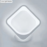 Acrylic Led Wall Sconce Light In Triangle Oval And Teardrop Shapes - Warm Or White