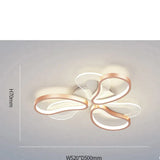 Acrylic Living Room Ceiling Lamp Led Petal Shaped Bedroom Modern Simple Household Restaurant