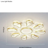 Acrylic Living Room Ceiling Lamp Led Petal Shaped Bedroom Modern Simple Household Restaurant Gold /
