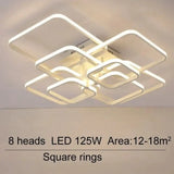 Acrylic Modern Led Chandelier For Living Room Bedroom Lustres Large Ceiling Lighting Fixtures 8