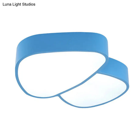 Acrylic Mushroom Flushmount Led Ceiling Light Creative Surface Mount Fixture For Kids Room