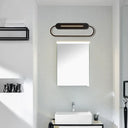 Acrylic Oval Led Wall Sconce With Modern Styling And Warm/White Light - Available In Black/White