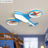 Acrylic Plane Led Flush Mount Ceiling Light - Warm Cartoon Lighting Fixture