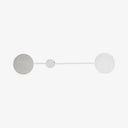 Acrylic Shade Led Wall Sconce In Black/White With Warm/White Light White / Warm