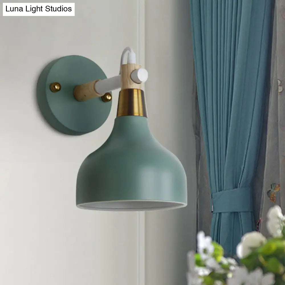 Adjustable Metal Onion Wall Light - Nordic Sconce Lighting For Bathroom In Candy Color