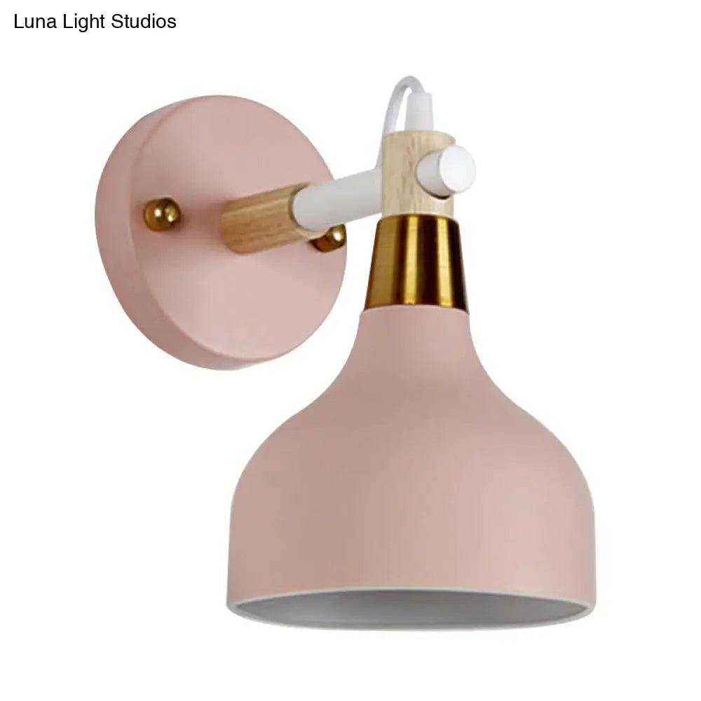 Adjustable Metal Onion Wall Light - Nordic Sconce Lighting For Bathroom In Candy Color