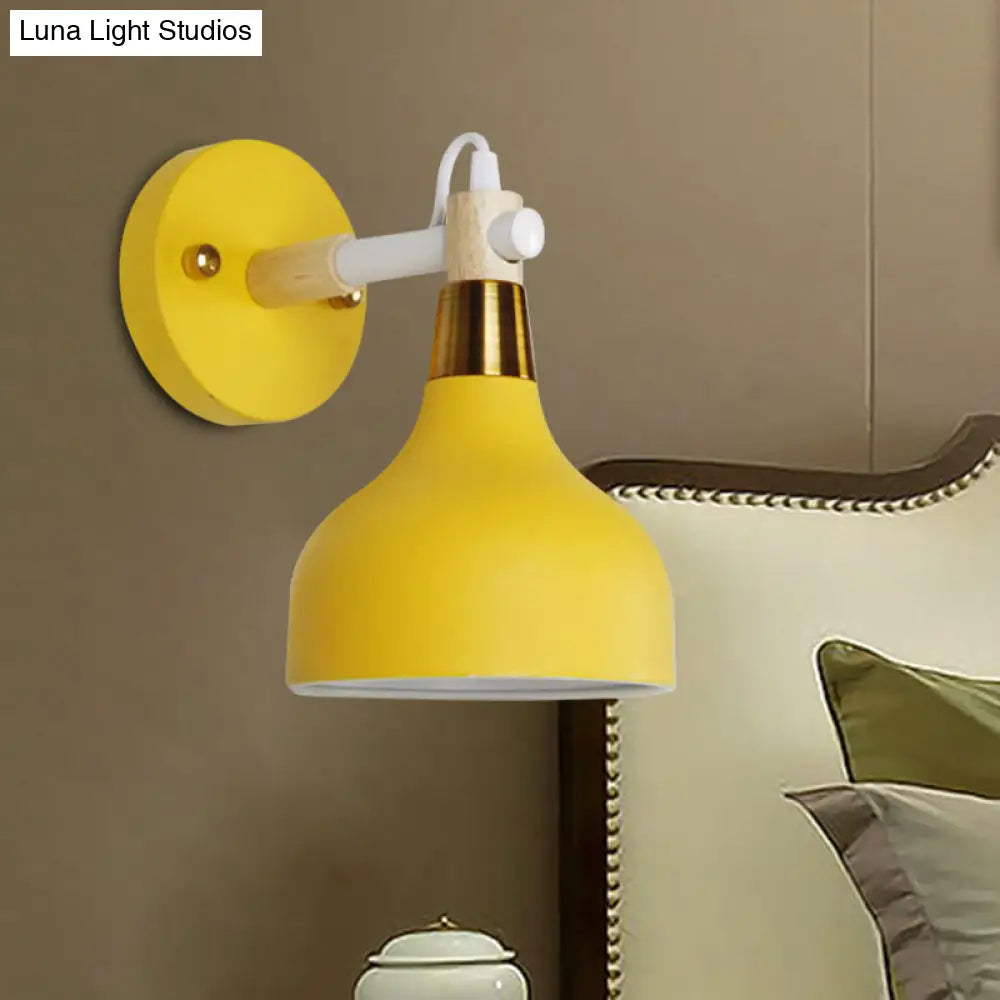 Adjustable Metal Onion Wall Light - Nordic Sconce Lighting For Bathroom In Candy Color