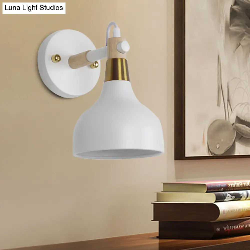 Adjustable Metal Onion Wall Light - Nordic Sconce Lighting For Bathroom In Candy Color
