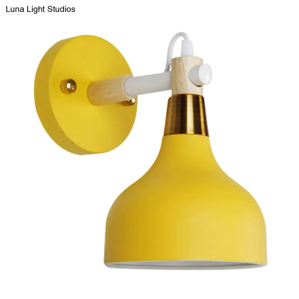 Adjustable Metal Onion Wall Light - Nordic Sconce Lighting For Bathroom In Candy Color