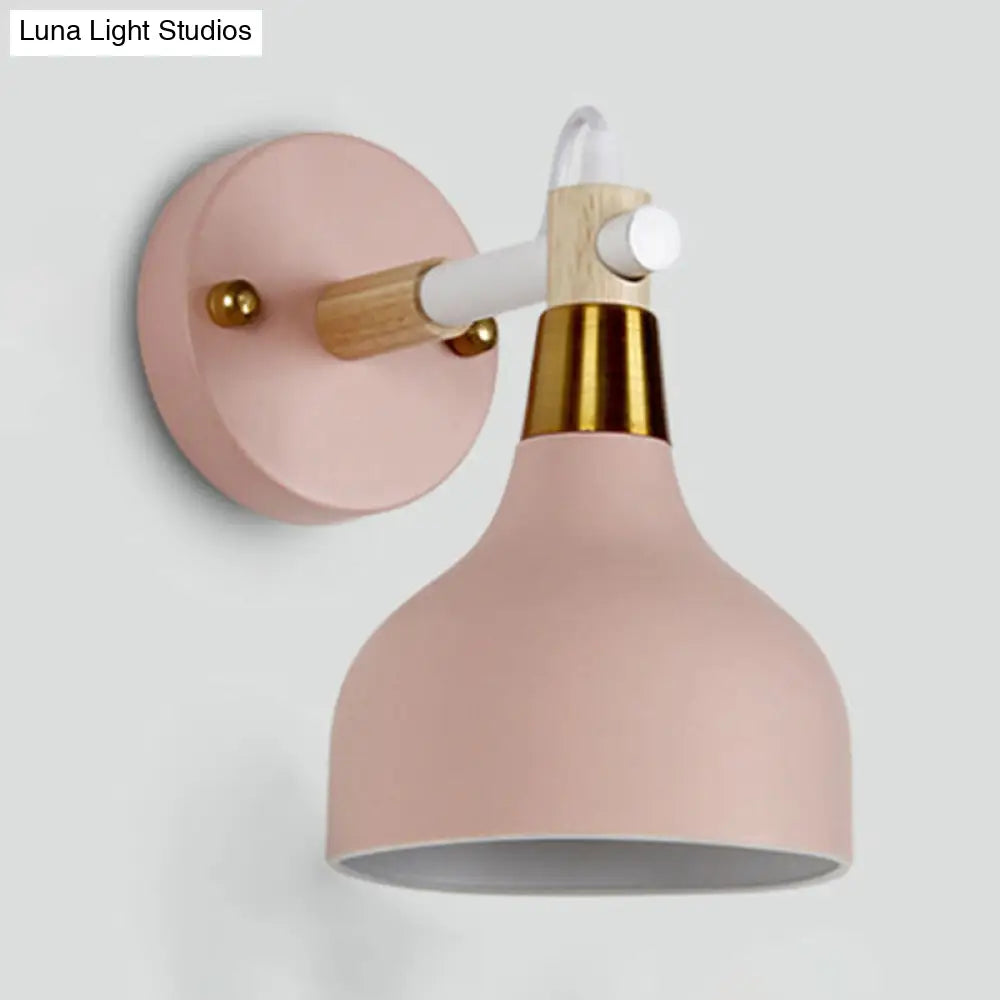 Adjustable Metal Onion Wall Light - Nordic Sconce Lighting For Bathroom In Candy Color