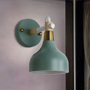 Adjustable Metal Onion Wall Light - Nordic Sconce Lighting For Bathroom In Candy Color Green
