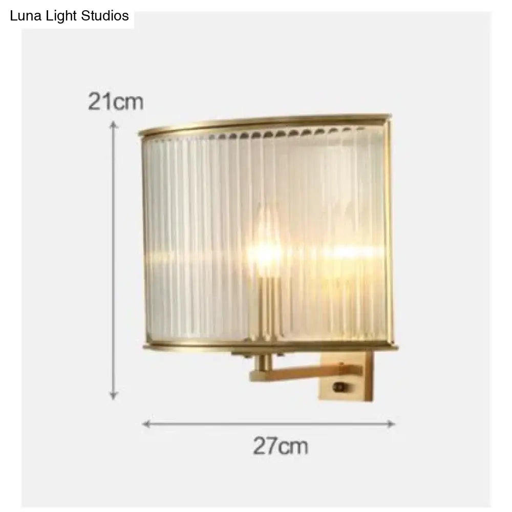 American Modern Study Bedroom Restaurant All-Copper Wall Lamp All Copper Wall Lamp Copper Lamps