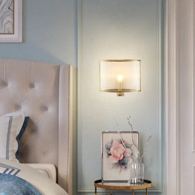 American Modern Study Bedroom Restaurant All-copper Wall Lamp All copper wall lamp Copper Wall Lamps