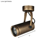 Antique Style Brass Ceiling Light Fixture - Metal Led Bedroom Semi-Flush Mount Adjustable 3’/5’