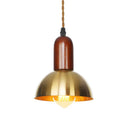 Antiqued Iron Bronze Ceiling Pendant Light - Disc/Dome/Cone Design Single-Bulb Ideal For Dining