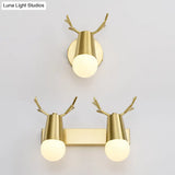 Antler Vanity Wall Light - Creative And Simple Copper Design
